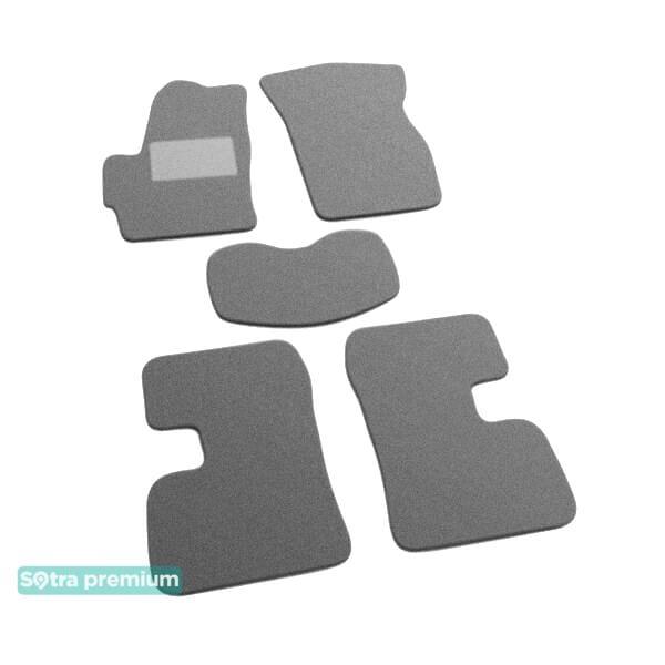 Sotra 06903-CH-GREY Interior mats Sotra two-layer gray for Chery Kimo / a1 (2007-2015), set 06903CHGREY