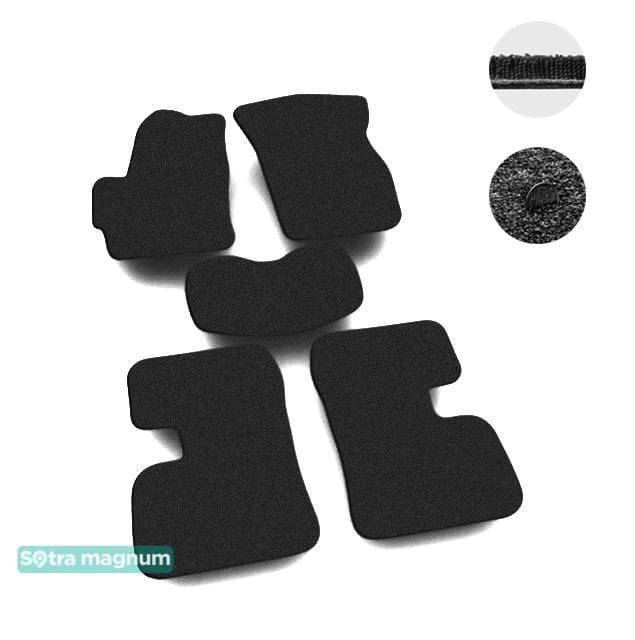 Sotra 06903-MG15-BLACK Interior mats Sotra two-layer black for Chery Kimo / a1 (2007-2015), set 06903MG15BLACK