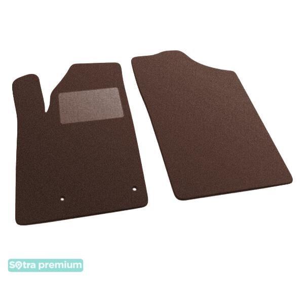 Sotra 06913-CH-CHOCO Interior mats Sotra two-layer brown for Peugeot Partner (1997-2003), set 06913CHCHOCO