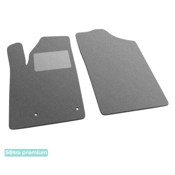 Sotra 06913-CH-GREY Interior mats Sotra two-layer gray for Peugeot Partner (1997-2003), set 06913CHGREY