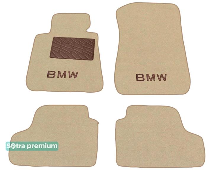 Sotra 06917-CH-BEIGE Interior mats Sotra two-layer beige for BMW 3-series coupe (2006-2011), set 06917CHBEIGE