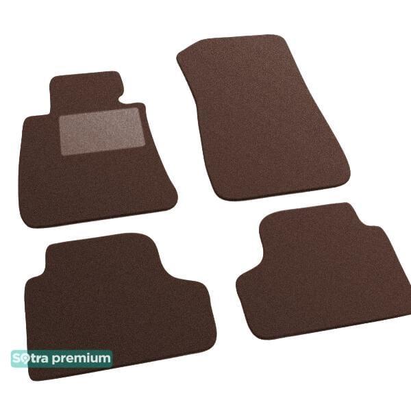 Sotra 06917-CH-CHOCO Interior mats Sotra two-layer brown for BMW 3-series coupe (2006-2011), set 06917CHCHOCO