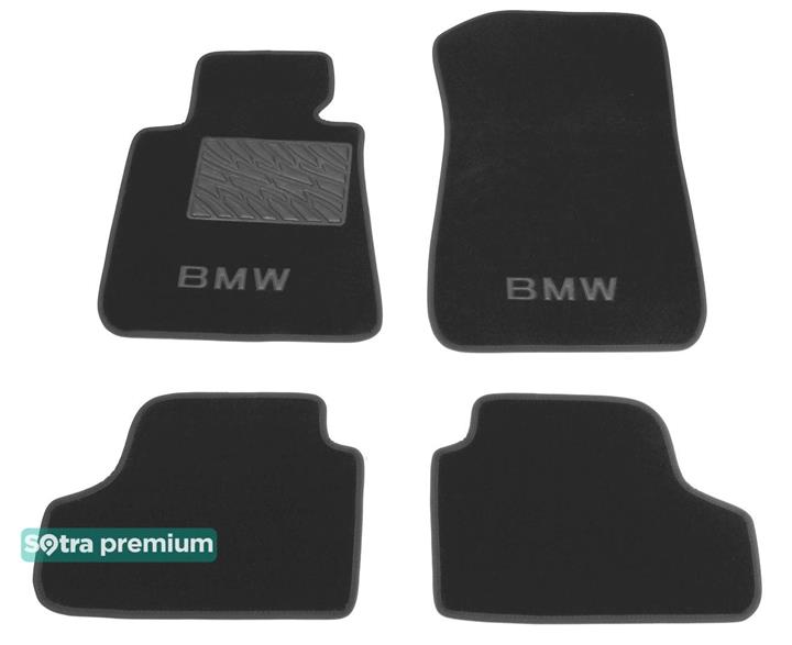 Sotra 06917-CH-GREY Interior mats Sotra two-layer gray for BMW 3-series coupe (2006-2011), set 06917CHGREY