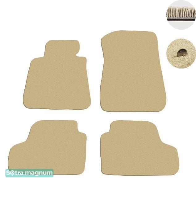 Sotra 06917-MG20-BEIGE Interior mats Sotra two-layer beige for BMW 3-series coupe (2006-2011), set 06917MG20BEIGE