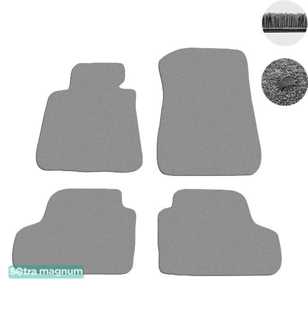 Sotra 06917-MG20-GREY Interior mats Sotra two-layer gray for BMW 3-series coupe (2006-2011), set 06917MG20GREY