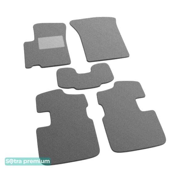 Sotra 06918-CH-GREY Interior mats Sotra two-layer gray for Fiat Sedici (2006-2010), set 06918CHGREY