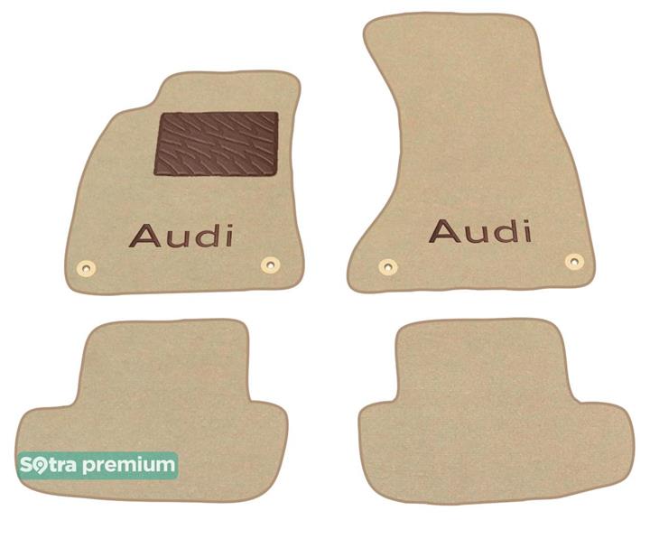 Sotra 06920-CH-BEIGE Interior mats Sotra two-layer beige for Audi A5/s5 (2007-2016), set 06920CHBEIGE