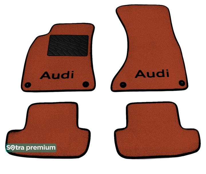 Sotra 06920-CH-TERRA Interior mats Sotra two-layer terracotta for Audi A5/s5 (2007-2016), set 06920CHTERRA