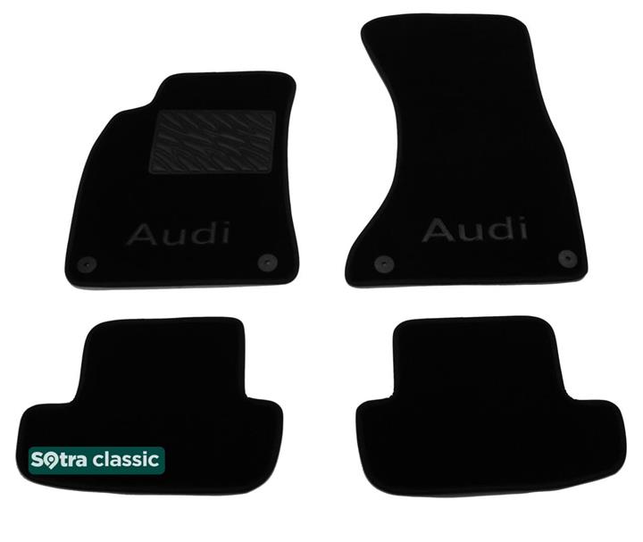 Sotra 06920-GD-BLACK Interior mats Sotra two-layer black for Audi A5/s5 (2007-2016), set 06920GDBLACK