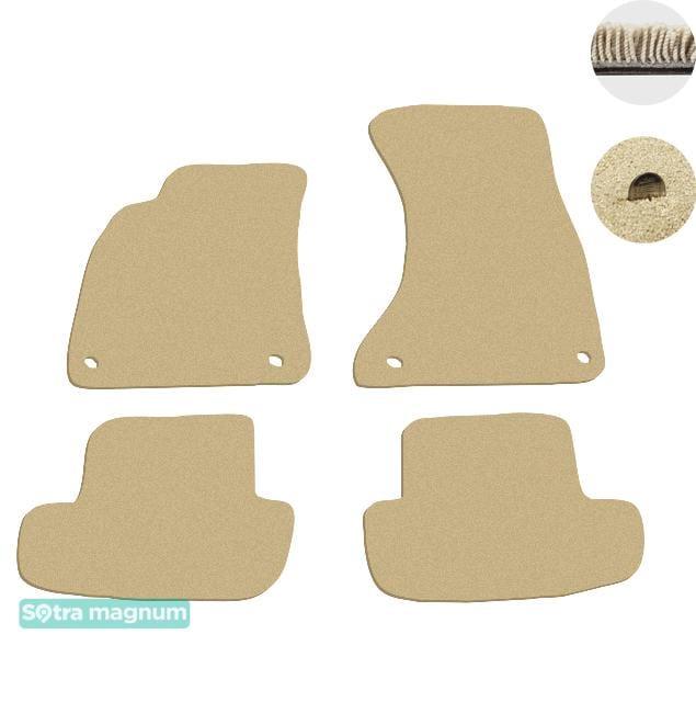 Sotra 06920-MG20-BEIGE Interior mats Sotra two-layer beige for Audi A5/s5 (2007-2016), set 06920MG20BEIGE