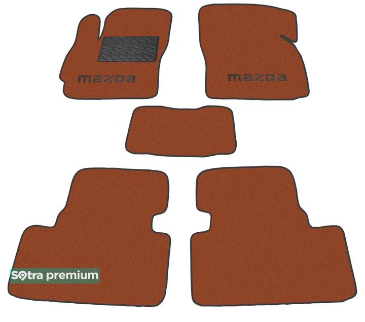 Sotra 06925-CH-TERRA Interior mats Sotra two-layer terracotta for Mazda 5 (2005-2010), set 06925CHTERRA