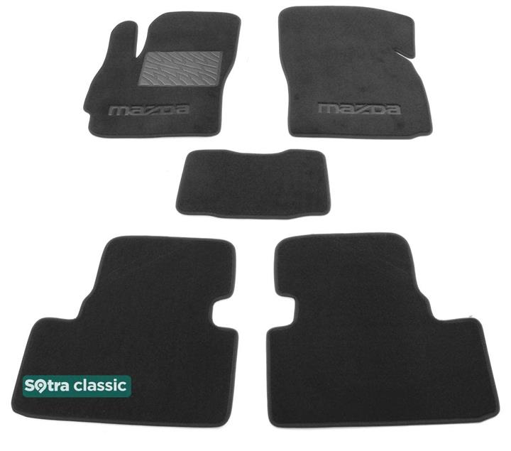 Sotra 06925-GD-GREY Interior mats Sotra two-layer gray for Mazda 5 (2005-2010), set 06925GDGREY