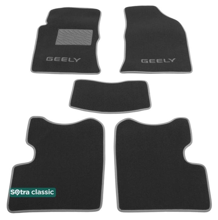 Sotra 06929-GD-GREY Interior mats Sotra two-layer gray for Geely Fc / vision (2006-2011), set 06929GDGREY