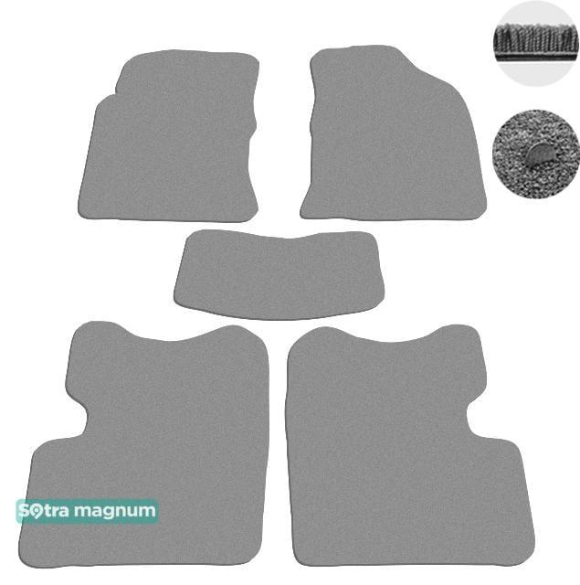 Sotra 06929-MG20-GREY Interior mats Sotra two-layer gray for Geely Fc / vision (2006-2011), set 06929MG20GREY