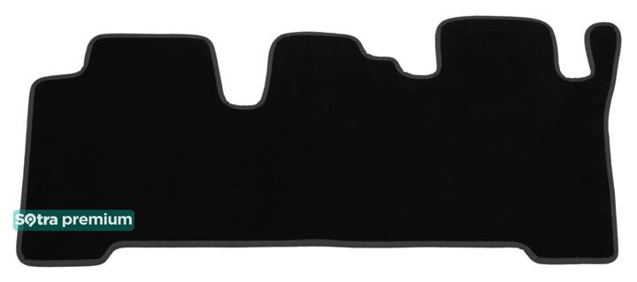 Sotra 06936-CH-BLACK Interior mats Sotra two-layer black for Hyundai Santa fe (2006-2012), set 06936CHBLACK