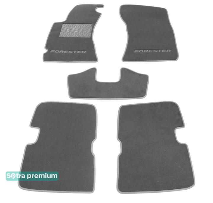 Sotra 06941-CH-GREY Interior mats Sotra two-layer gray for Subaru Forester (2008-2013), set 06941CHGREY