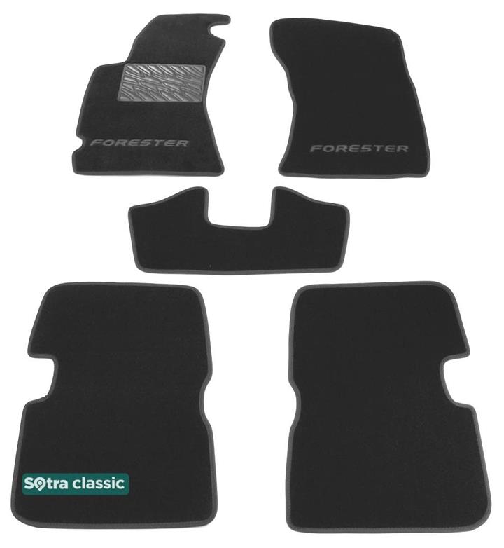 Sotra 06941-GD-GREY Interior mats Sotra two-layer gray for Subaru Forester (2008-2013), set 06941GDGREY