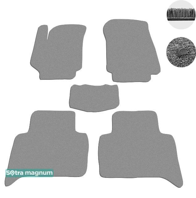 Sotra 06946-MG20-GREY Interior mats Sotra two-layer gray for Fiat Croma (2005-2011), set 06946MG20GREY