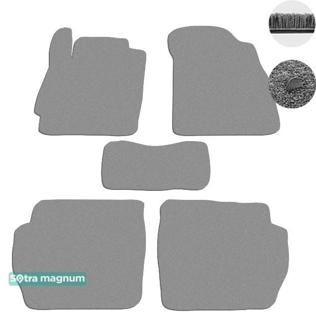 Sotra 06952-MG20-GREY Interior mats Sotra two-layer gray for Mazda 2 (2007-2014), set 06952MG20GREY