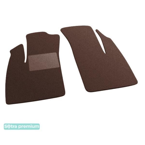 Sotra 06958-CH-CHOCO Interior mats Sotra two-layer brown for Fiat Doblo (2000-2010), set 06958CHCHOCO