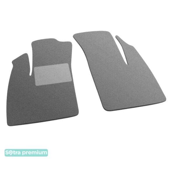 Sotra 06958-CH-GREY Interior mats Sotra two-layer gray for Fiat Doblo (2000-2010), set 06958CHGREY