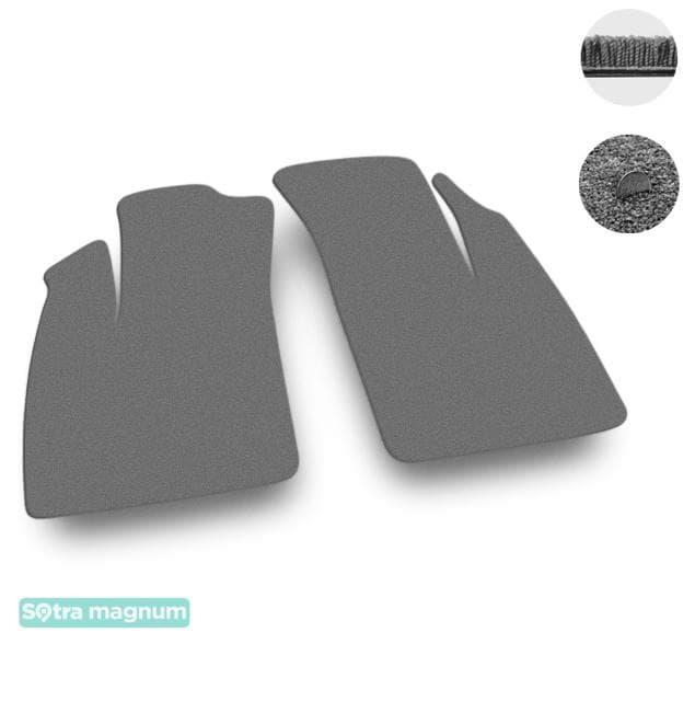 Sotra 06958-MG20-GREY Interior mats Sotra two-layer gray for Fiat Doblo (2000-2010), set 06958MG20GREY