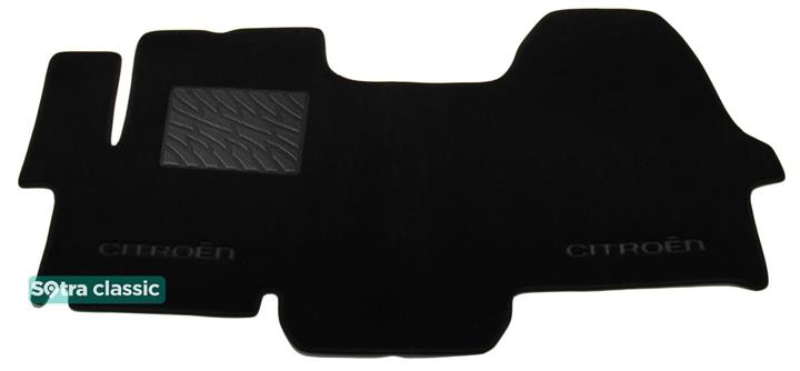 Sotra 06959-GD-BLACK Interior mats Sotra two-layer black for Citroen Jumper (2006-), set 06959GDBLACK