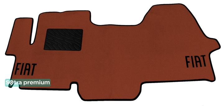 Sotra 06960-CH-TERRA Interior mats Sotra two-layer terracotta for Fiat Ducato (2006-), set 06960CHTERRA