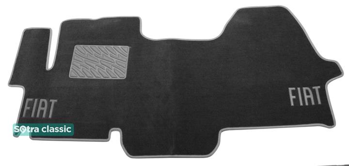 Sotra 06960-GD-GREY Interior mats Sotra two-layer gray for Fiat Ducato (2006-), set 06960GDGREY