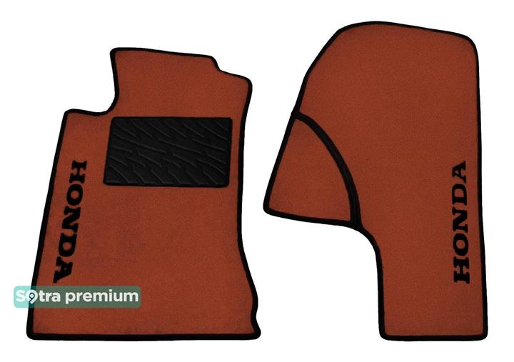 Sotra 06963-CH-TERRA Interior mats Sotra two-layer terracotta for Honda S2000 (2003-2009), set 06963CHTERRA