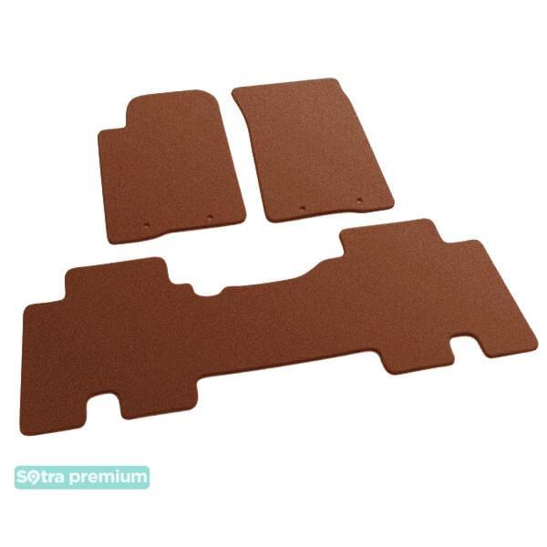 Sotra 06964-CH-TERRA Interior mats Sotra two-layer terracotta for Ssang yong Actyon (2006-2011), set 06964CHTERRA
