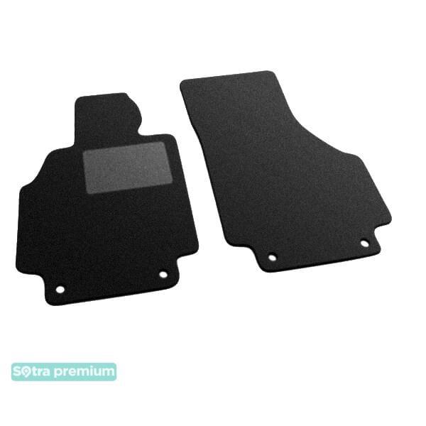 Sotra 06967-CH-BLACK Interior mats Sotra two-layer black for Audi R8 (2007-2015), set 06967CHBLACK