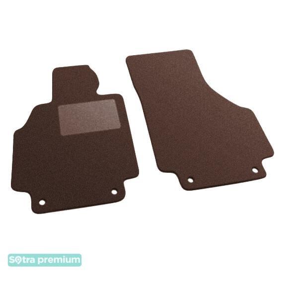 Sotra 06967-CH-CHOCO Interior mats Sotra two-layer brown for Audi R8 (2007-2015), set 06967CHCHOCO