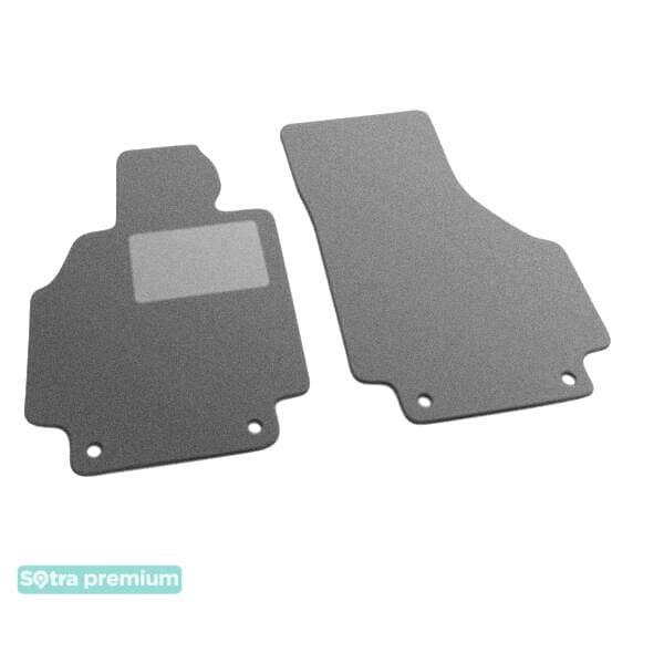 Sotra 06967-CH-GREY Interior mats Sotra two-layer gray for Audi R8 (2007-2015), set 06967CHGREY