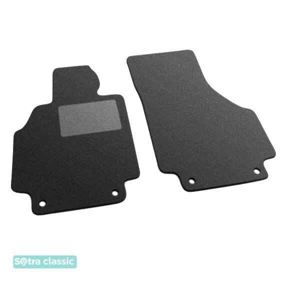 Sotra 06967-GD-GREY Interior mats Sotra two-layer gray for Audi R8 (2007-2015), set 06967GDGREY