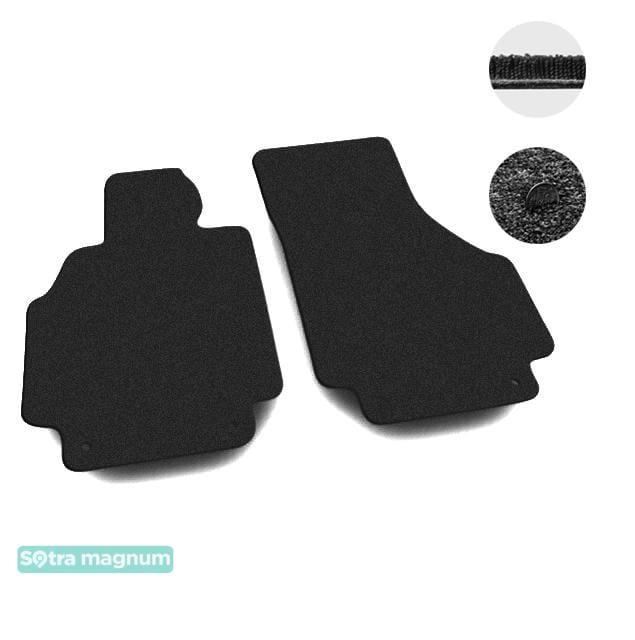 Sotra 06967-MG15-BLACK Interior mats Sotra two-layer black for Audi R8 (2007-2015), set 06967MG15BLACK