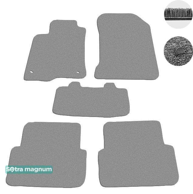Sotra 06968-MG20-GREY Interior mats Sotra two-layer gray for Renault Laguna (2007-2015), set 06968MG20GREY