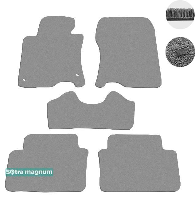 Sotra 06970-MG20-GREY Interior mats Sotra two-layer gray for Honda Accord eu (2008-2015), set 06970MG20GREY