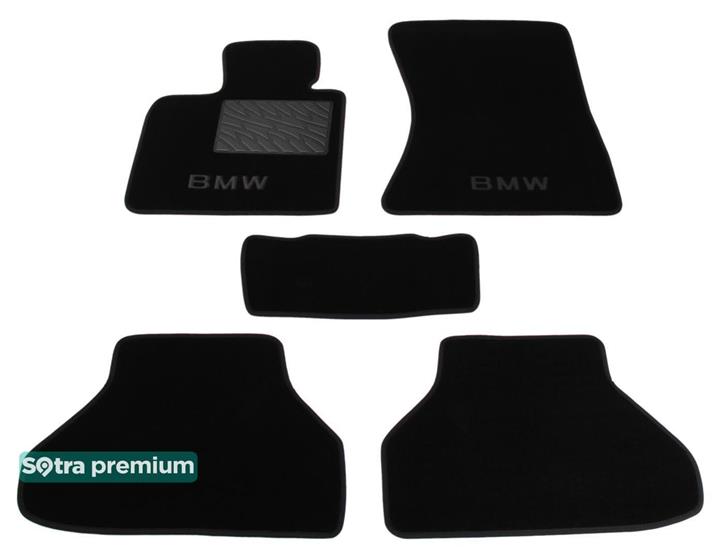 Sotra 06973-CH-BLACK Interior mats Sotra two-layer black for BMW X6 (2008-2014), set 06973CHBLACK