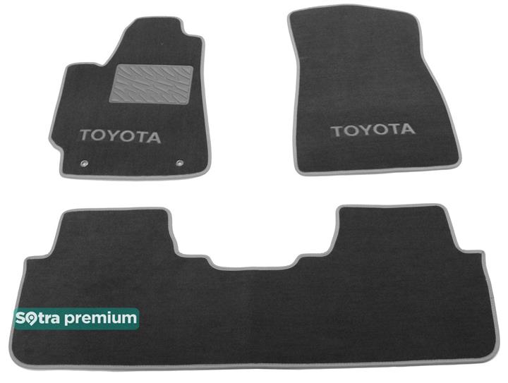 Sotra 06978-CH-GREY Interior mats Sotra two-layer gray for Toyota Highlander (2007-2010), set 06978CHGREY