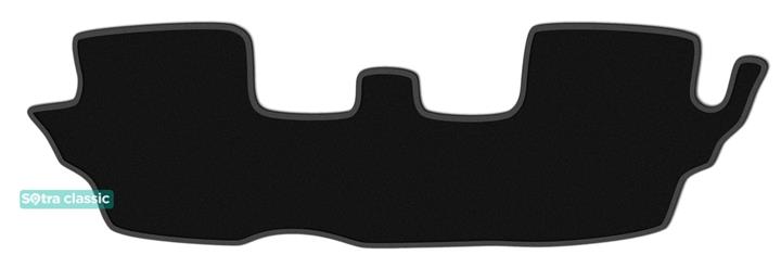 Sotra 06979-3-GD-BLACK Interior mats Sotra two-layer black for Toyota Highlander (2007-2013), set 069793GDBLACK
