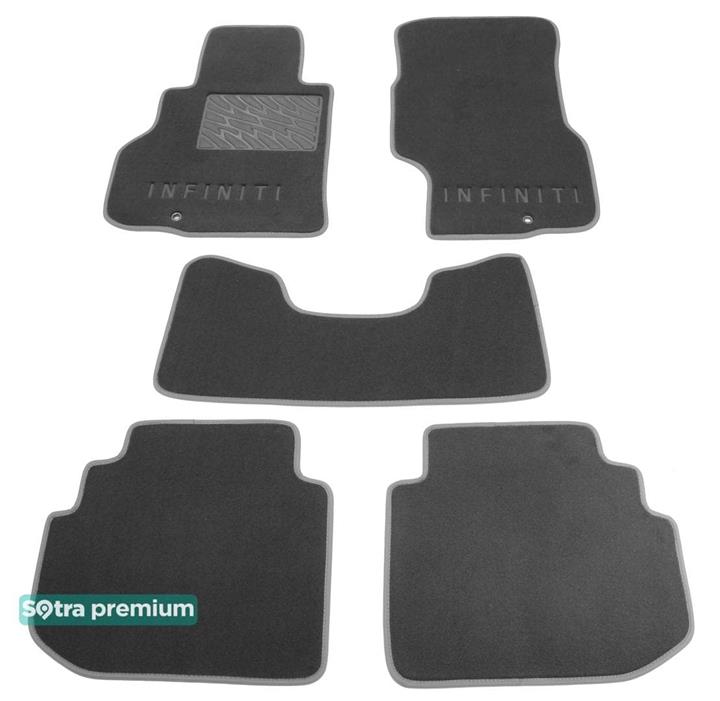 Sotra 06984-CH-GREY Interior mats Sotra two-layer gray for Infiniti M (2006-2010), set 06984CHGREY