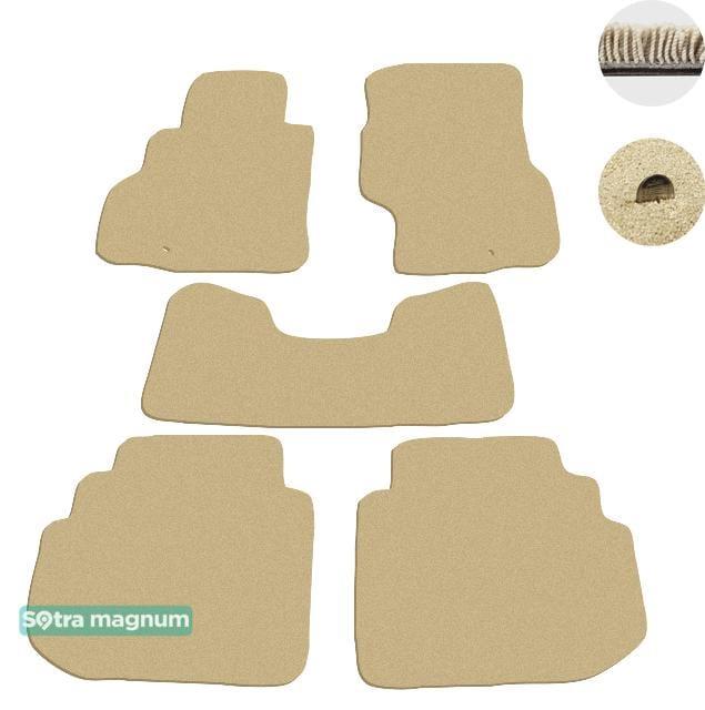 Sotra 06984-MG20-BEIGE Interior mats Sotra two-layer beige for Infiniti M (2006-2010), set 06984MG20BEIGE