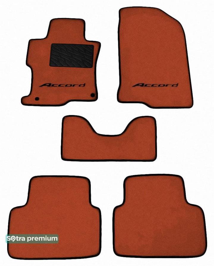 Sotra 06990-CH-TERRA Interior mats Sotra two-layer terracotta for Honda Accord us (2007-2012), set 06990CHTERRA