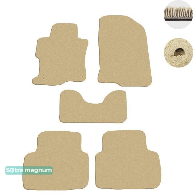 Sotra 06990-MG20-BEIGE Interior mats Sotra two-layer beige for Honda Accord us (2007-2012), set 06990MG20BEIGE