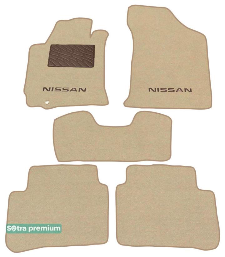 Sotra 07015-CH-BEIGE Interior mats Sotra two-layer beige for Nissan Altima (2007-2012), set 07015CHBEIGE