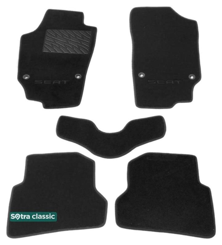 Sotra 07032-GD-GREY Interior mats Sotra two-layer gray for Seat Ibiza (2008-2016), set 07032GDGREY
