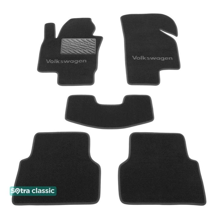 Sotra 07037-GD-GREY Interior mats Sotra two-layer gray for Volkswagen Tiguan (2007-2015), set 07037GDGREY