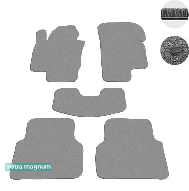 Sotra 07037-MG20-GREY Interior mats Sotra two-layer gray for Volkswagen Tiguan (2007-2015), set 07037MG20GREY
