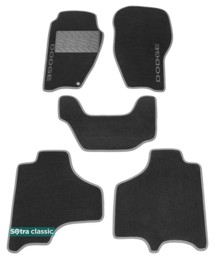 Sotra 07054-GD-GREY Interior mats Sotra two-layer gray for Dodge Nitro (2007-2012), set 07054GDGREY